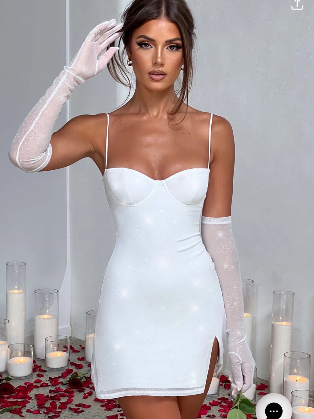 Babyboo Pixie Mini Dress White